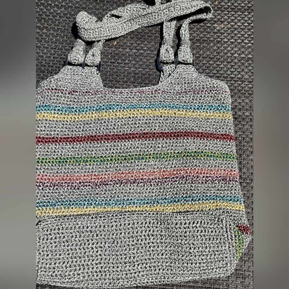 The Sak Earthy Toned Knit Bag